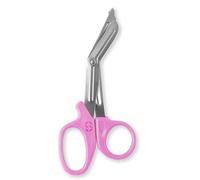 Utility Scissors Trauma Shears, Titanium Bandage Shears Bent Stealth tuff Cut Emergency Room First Aid Scissors, Bandage Tuff Cut for Nurses Paramedics Doctors Students (Pink, 6 Inches(15cm))