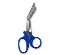 Utility Scissors Trauma Shears, Titanium Bandage Shears Bent Stealth tuff Cut Emergency Room First Aid Scissors, Bandage Tuff Cut for Nurses Paramedics Doctors Students (Blue, 6 Inches(15cm)