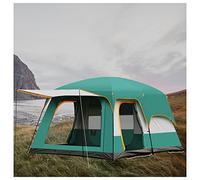 Utility Tents 5 to 8 Persons Two Rooms and One Living Room,Ventilation Waterproof Tent Light Sturdy Waterproof Tent for Camping, Hiking, Mountaineering Household faucets
