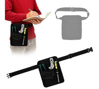 Utility Waist Tool Organiser 10" x 8" Server Apron Bag Nursing Bag Pocket Belt Organizer for Stethoscopes Bandage Scissors and Other Supplies