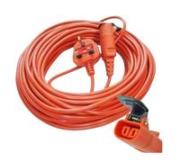 UTIZ 20 Metre Flex Power Cable Mains Lead UK for Flymo Lawnmowers, Hedge & Grass Trimmers Alternative Part No. 510372590