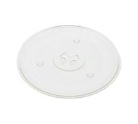 UTIZ 315mm | 12.4'' Inch Universal Microwave Turntable Glass Replacement Plate Tray with 3 Fixers Strong Durable Scratch-Resistant