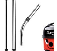 UTIZ 32mm Bundle Of 3 Chrome Tools 2548037 Rod Set Pipe Extension Tubes for Numatic Henry Hoover Hetty Vacuum Cleaners Henry Hoover Attachments (Extension Rod Set)