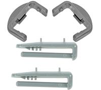UTIZ Dishwasher Front & Rear Rail End Caps Basket Runner Strong Plastic for Beko DE3861FW DE6340S 1887460200 Dishwashers