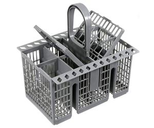 UTIZ Grey Cutlery Cage Dishwasher Basket for Hotpoint Indesit Dishwasher & Whirlpool Universal Deluxe Dishwasher Alternative C00257140