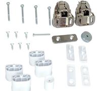 UTIZ Hoover & Candy Washing Machine Integrated Door Fixing Kit - Includes Hinges, Screws, and Caps - Compatible with Hoover Candy Models CBD, CBD4, CBD5, CBWD, CBWM