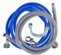 UTIZ Universal Cold Water Fill Long 2.5m Inlet Pipe + 2.5m Drain Hose Extension Kit