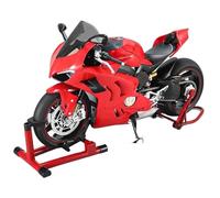 UTJUYFCGF For Ducati V4R Motorcycle Model Can Be Started By Igniting The Alloy Figure Ornament Toy Car