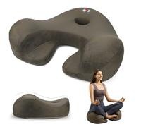 UTJZIB Meditation Cushion Memory Foam Floor Pillow for Cross Legged Sitting