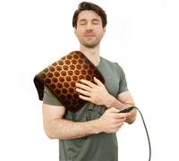 UTK 30s Fast Heating Pad for Back Pain & Period Cramps, 3X Far Infrared Deeper Pain Relief, Hotter to 160℉, FSA-HSA Eligible, 4H Auto Off, 8 Heat Settings,Machine Washable,Gift for Women Men 24" x 12"