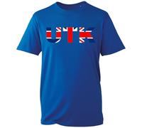 UTK Unite The Kingdom British Flag Graphic T-Shirt - Show Your UK Pride 13 September with a Bold Stylish Union Jack Design, Perfect for Patriotic Marches and Rallies (Royal, L Years)