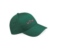 UTK Unite The Kingdom Cap, UTK Baseball Cap, UK Flag Wear, Unisex 5 Panel Baseball Cap Green