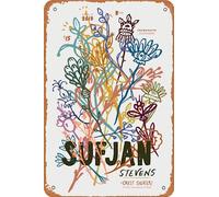 Utlerure Sufjan Stevens Poster Metal Tin Signs,Retro Art Wall Poster,Cafes Bars Pubs Shop Wall Decorative 12x8 Inch