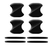 UTLODY Car Door Handle Scratch Protector for Genesis GV80 2021-2025 2026 JX1,Reflective Honeycomb Auto Cup Bowl Sticker,Anti-Collision Paint Guard,Exterior Trim Accessories(Black)