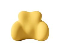 UTLODY Car Lumbar Support Pillow for Honda Accord 11th Gen 2023 2024 Memory Foam Back Cushion Breathable Seat Pad Accessories(Yellow)
