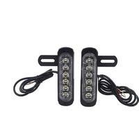 UTMGNY Motorcycle Stop Lamp Universal Motorcycle LED B6 License Plate Tail Brake Light Burst Flash Stop Lamp Rear Turn Signal Auxiliary Lights Flasher