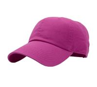 Utmost Unisex Classic Low Profile Cotton Baseball Cap Plain Blank Camoflauge Soft Unconstructed Adjustable Size Dad Hat, Hot Pink, One size