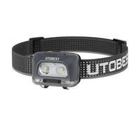 UTOBEST Head Torch Rechargeable 500Lm, Battery Powered, 102H Runtime, Gray