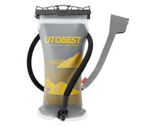 UTOBEST Insulated Water Bladder 2L 3L, Thermal Hydration Bladder, Leak-Proof & BPA-Free, Maintains Temperature for Hours, Perfect for Camping, Running, Travel, Yellow, 2L