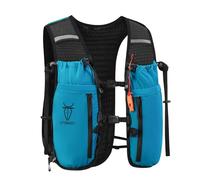 UTOBEST Running Vest 10L Hydration Vest Backpack for Men Women, Lightweight Breathable Running Backpack, Reflective Adjustable Pack for Trail Running Marathon Hiking (Blue-XL)