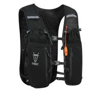 UTOBEST Running Vest Running Backpacks Lightweight Hydration Pack 10L, Black, XL (only vest)