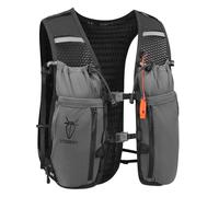 UTOBEST Running Vest Running Backpacks Lightweight Hydration Pack 10L, Grey, SM (only vest)