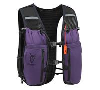 UTOBEST Running Vest Running Backpacks Lightweight Hydration Pack 10L, Purple, SM (only vest)