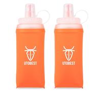 UTOBEST Soft Flask Running Water Bottle Collapsible Water Bottle for Trail Running Hydration Pack Hiking Cycling Climbing 350ML