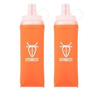 UTOBEST Soft Flask Running Water Bottle Collapsible Water Bottle for Trail Running Hydration Pack Hiking Cycling Climbing 500ML