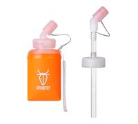 UTOBEST Soft Flask TPU, Collapsible Water Bottle Foldable Bottle for Hydration Pack, Hiking Cycling Climbing Jogging Marathon