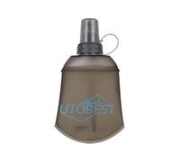 UTOBEST Soft Water Bottle 150ml - 1 Pack Collapsible Soft Flask - Leakproof, Foldable, Food-Grade TPU, BPA Free, Easy to Clean, Handheld Running Water Bottle for Hiking Cycling Climbing Marathon