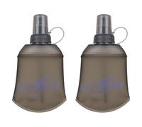 UTOBEST Soft Water Bottle 150ml - 2 Pack Collapsible Soft Flask - Leakproof, Foldable, Food-Grade TPU, BPA Free, Easy to Clean, Handheld Running Water Bottle for Hiking Cycling Climbing Marathon