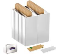 UTOMAG Powerful Magnets with Adhesive Backing - 20 Pieces 30x10x1 mm - Rectangular Neodymium Magnets with Double-Sided Adhesive, Perfect for Science, Kitchen, Office, School