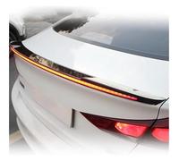 UTONGMU Car Rear Roof Spoiler Light 120cm Carbon Fiber Flow Lamp Turn Signal Brake Warning Wing tail light rear lamp taillight
