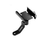 UTONGMU Motorbike Phone Holder Motorcycle Phone Holder GPS Bracket Cellphone Stand Handlebar Adjustable Non-slip Cycling Mount(Black - A)