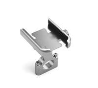 UTONGMU Motorbike Phone Holder Motorcycle Phone Holder GPS Bracket Cellphone Stand Handlebar Adjustable Non-slip Cycling Mount(Silver - B)