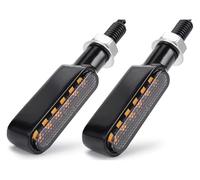 UTONGMU motorcycle turn signal light 12V 8mm Motorcycle Blinker Indicator Lamp Turn Signal Light Amber Flashing