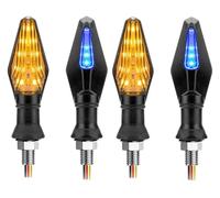 UTONGMU motorcycle turn signal light 12V Motorcycle Blinker Indicator Lamp Turn Signal Lights Flashing Turning Flash(4Pcs)