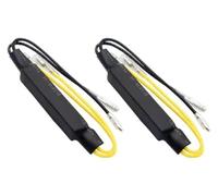 UTONGMU motorcycle turn signal light 12V Motorcycle Blinker Indicator Lamp Turn Signal Lights Flashing Resistor Adaptor Flash Fix Error(2 Pcs)
