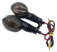 UTONGMU motorcycle turn signal light For KLX250 For KLX250SF Motorcycle Turn Lights Signal Indicator Light Blinker Lamp Indicators Amber Signals Blinkers Lamps(Dark Grey)