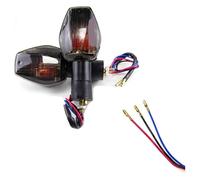 UTONGMU motorcycle turn signal light For RVT1000R RC51 2000-2006 For XL700V For Transalp 700 2008-2011 Motorcycle Turn Signal Lights Indicator Blinker Lamp(Smoke)