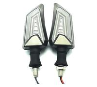 UTONGMU motorcycle turn signal light Motorcycle Blinker Indicator Lamp Stop Signal Waterproof Flashing Turn Warning Lights(Red Yellow)