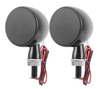 UTONGMU motorcycle turn signal light Motorcycle Turn Signal Flasher Amber Indicators Lamp Flashing Stop Lights Blinker Indicator(2PCS)