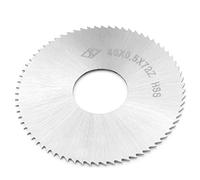 Utoolmart 0.5mm Thickness Circular Saw Blade 40mm OD 72 Teeth Circular Machinist Milling Cutter Slitting Saw for Cutting-Off Slitting Saw Copper Metal Plastic Wood 1PCS
