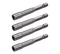 Utoolmart 1/4 Driver 5.5mm Hex Shank Socket Wrench Screw Magnetic Impact Nut Setters Adapter Electronic Quickly Change Electric Hand Drill 65mm Length 4pcs