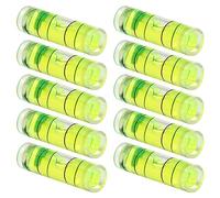 Utoolmart 10pcs Bubble Level, 9.5×34mm Mini Universal Spirit Levels Bubble for Picture Hanging, Measuring Instruments Layout Tools