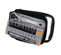 Utoolmart 12-in-1 Magnetic Screwdriver Bit Set with Ratchet Screwdriver and Adjustable Wrench