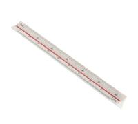 Utoolmart 15cm Triangular Architect Metric Scale Plastic Great Drafting Tools with Architect Scale for Blueprint Triangle Ruler Metric Engineering Drafting Ruler Engineering Scale
