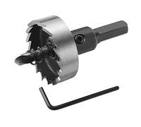 Utoolmart 36mm Dia Metal HSS Hole Saw High Speed Steel Opener Professional Stainless Steel Drill Bits Cutter Deep Cut with Triangular Handle 1pcs