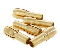 Utoolmart 3mm Brass Collet 4.3mm Shank Dia Electric Grinding Drill Collect Chuck for Micro Twist Drill Chuck Hobby Model Woodworking Rotary Tools 5pcs